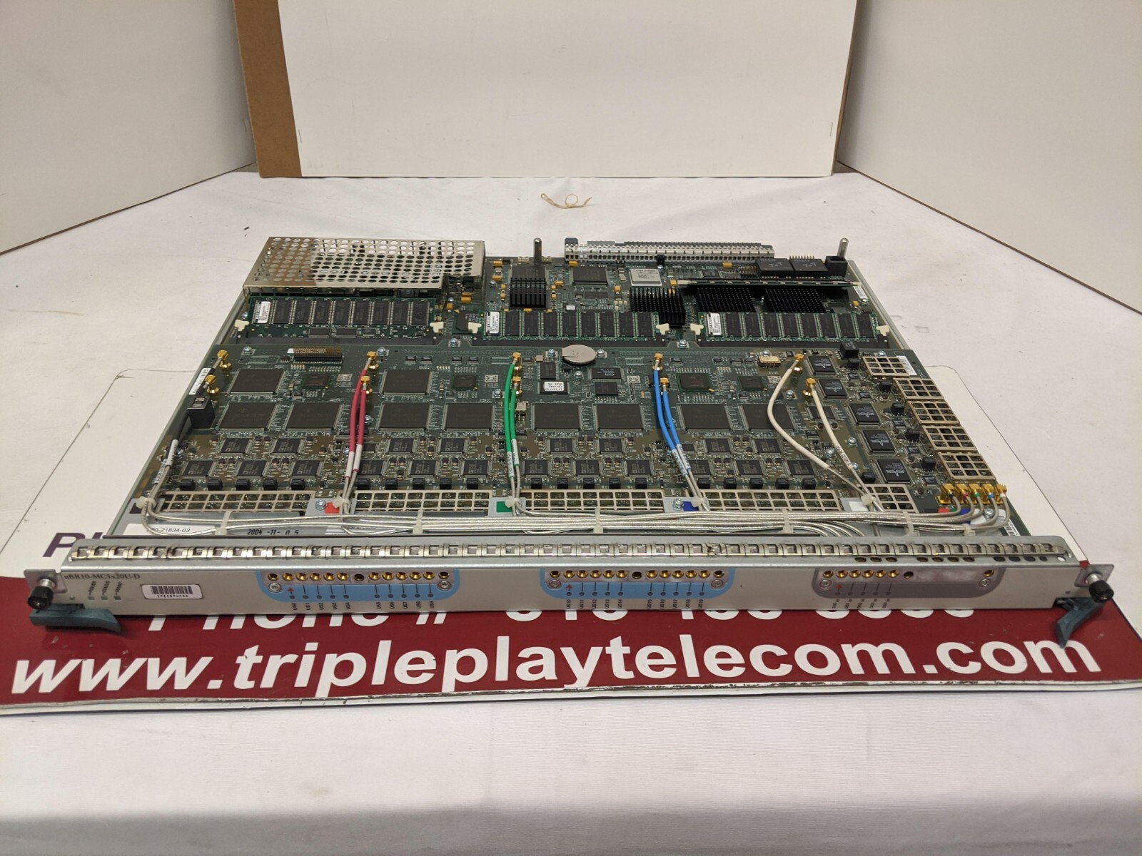 Cisco UBR10-MC5x20U-D uBR10K Universal Card, 5Down w/upx, 20Up 