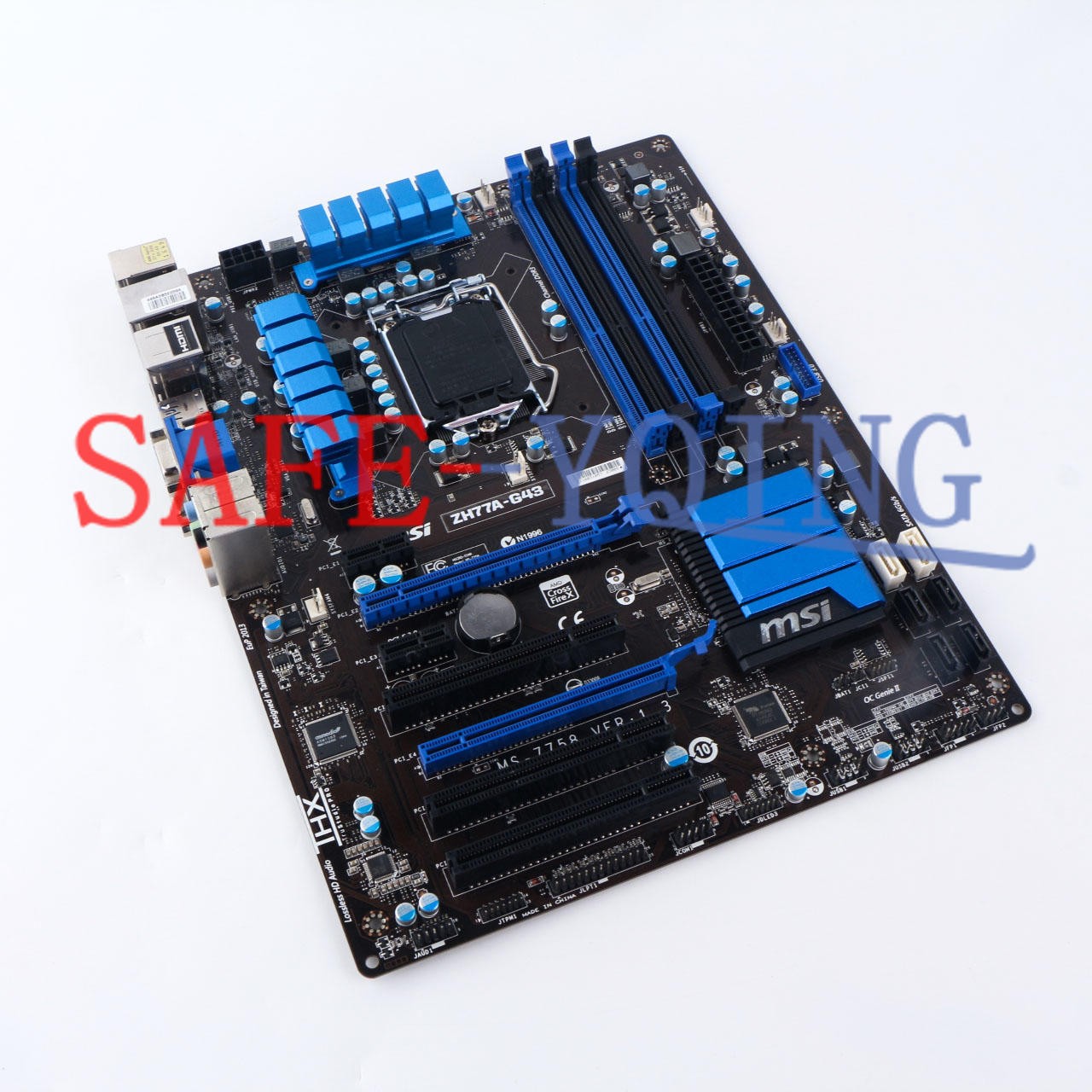 1PCS Used MSI ZH77A-G43 DDR3 LGA 1155 Motherboard for I3 I5 I7 CPU 32GB USB3.0
