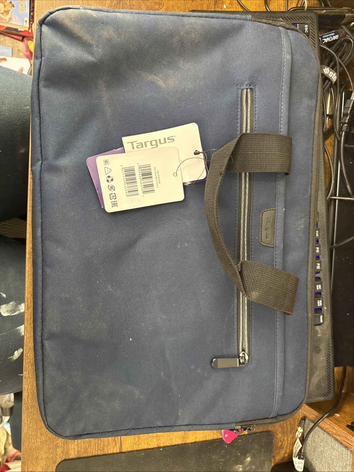 Targus - 15-16" Slipskin Sleeve with Handles - Dark Blue