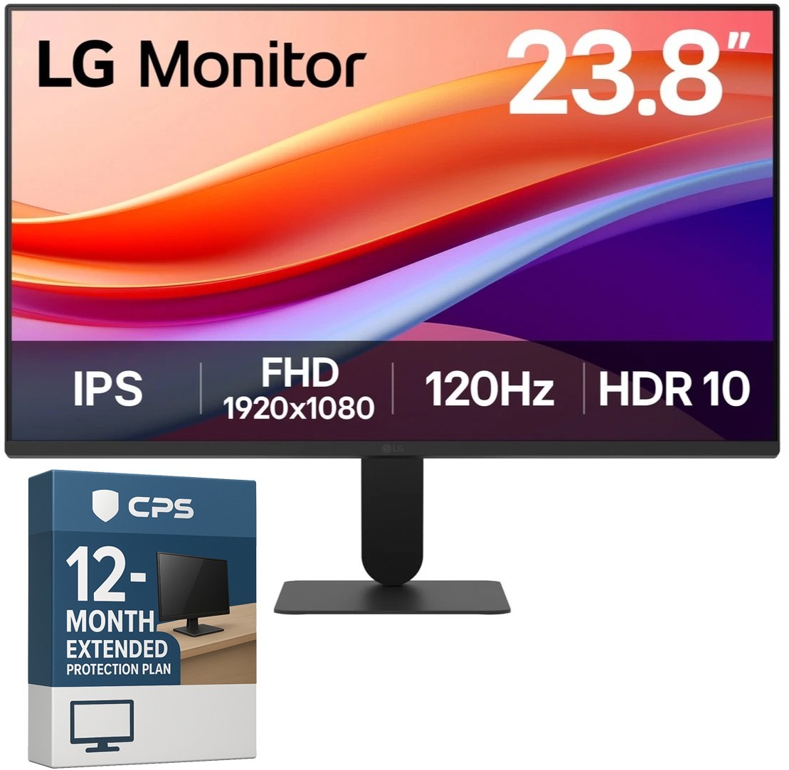 LG 24 inch 120Hz 1ms Gaming Monitor with 1-Year CPS Extended Warranty
