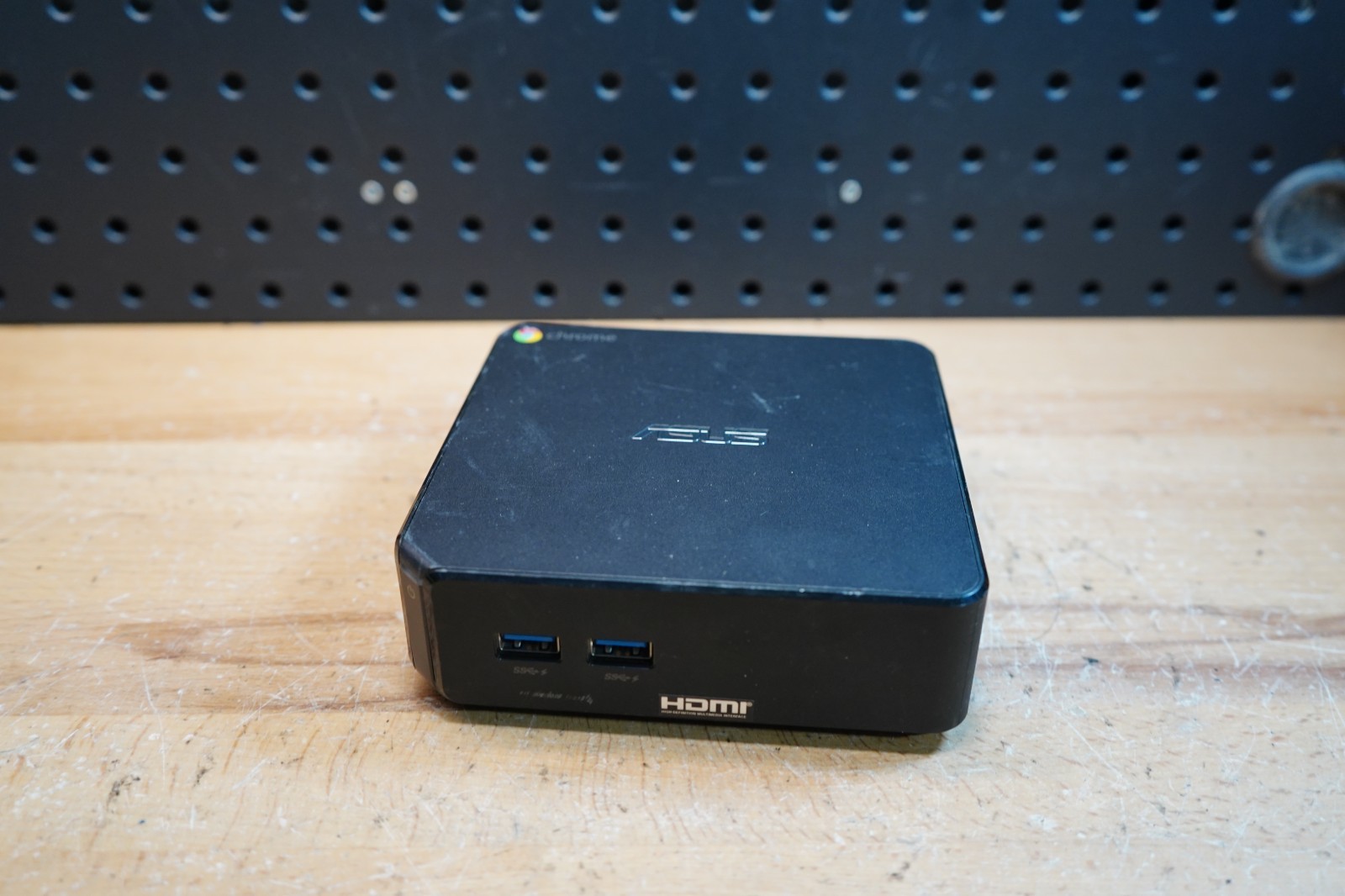 (J) ASUS Chromebox CN62 Chrome OS Mini Desktop Computer PC No Power Adapter