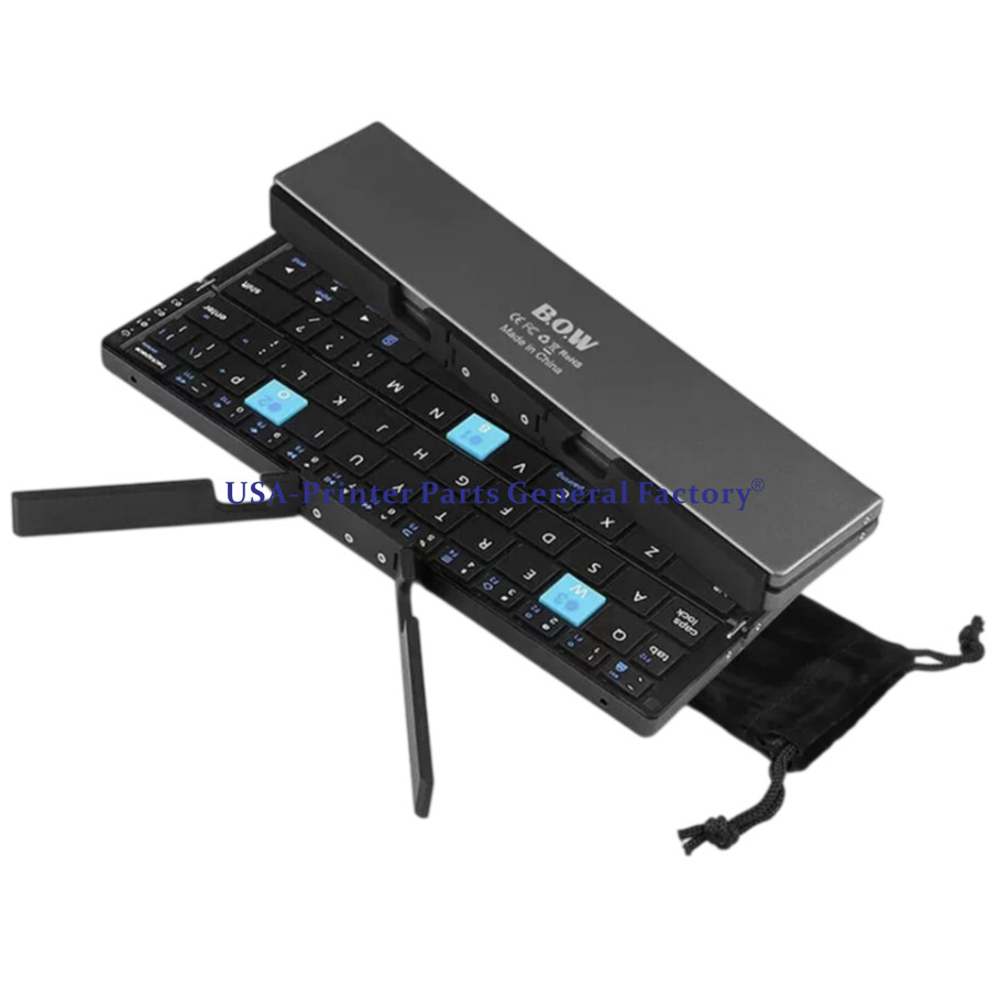 New BOW HB199 Foldable Mini Bluetooth Keyboard For OPPO Find N3 N2 Samsung
