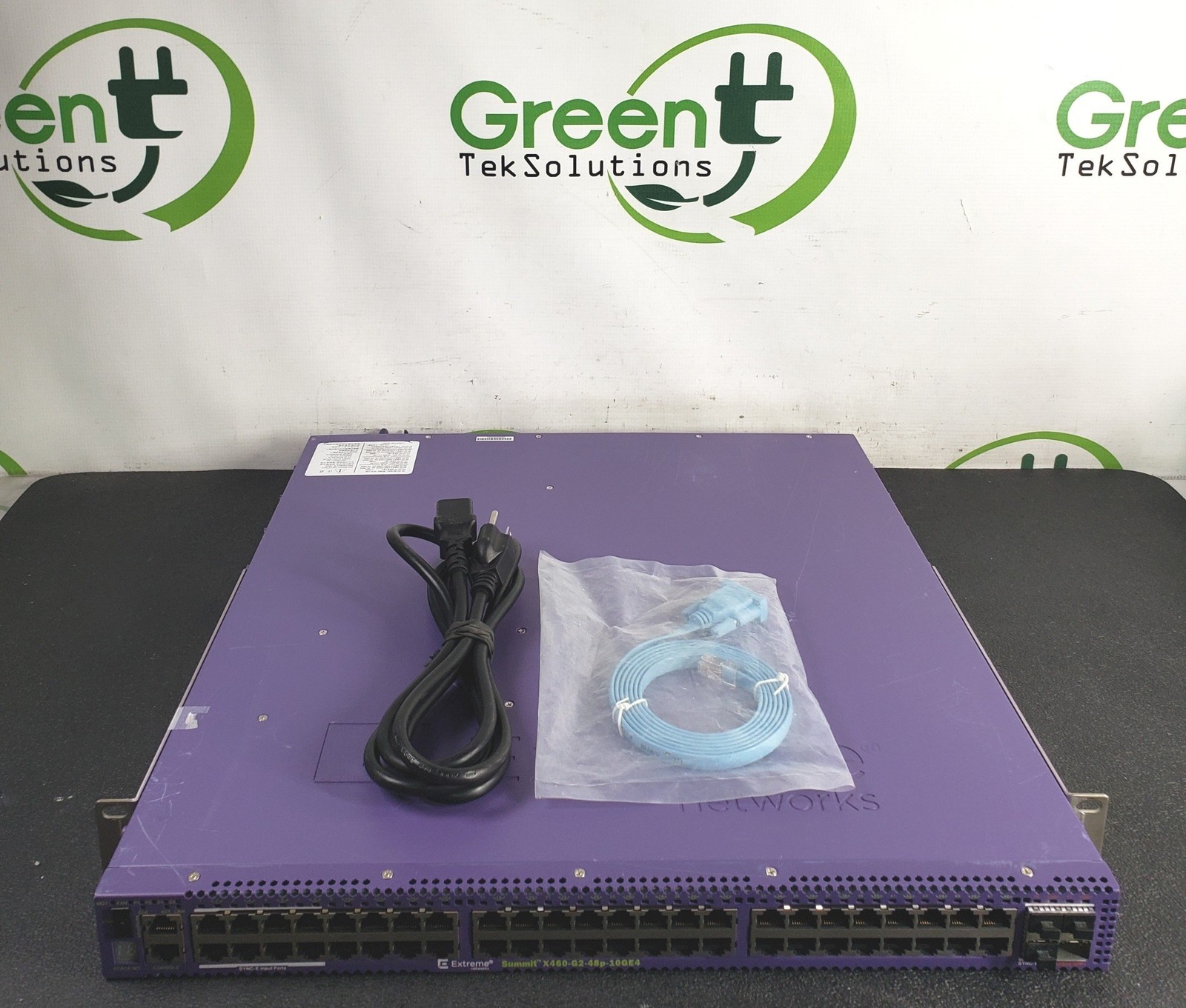 Extreme Networks X460-G2-48P-10GE4 48-Port PoE+ Ethernet Switch w VIM-2q 1x PSU