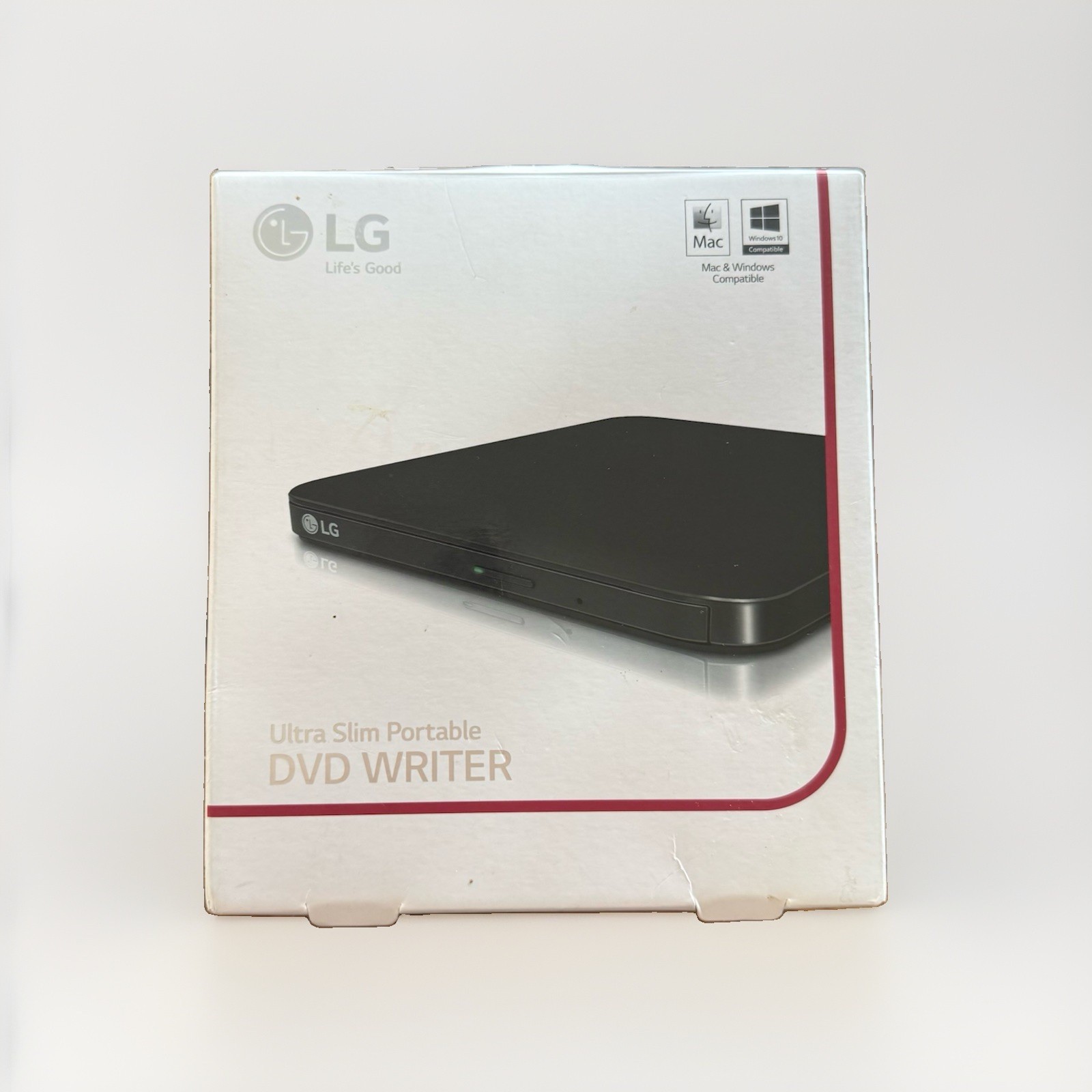 LG Ultra Slim Portable DVD Writer Model SP80NB80 New In Original Box