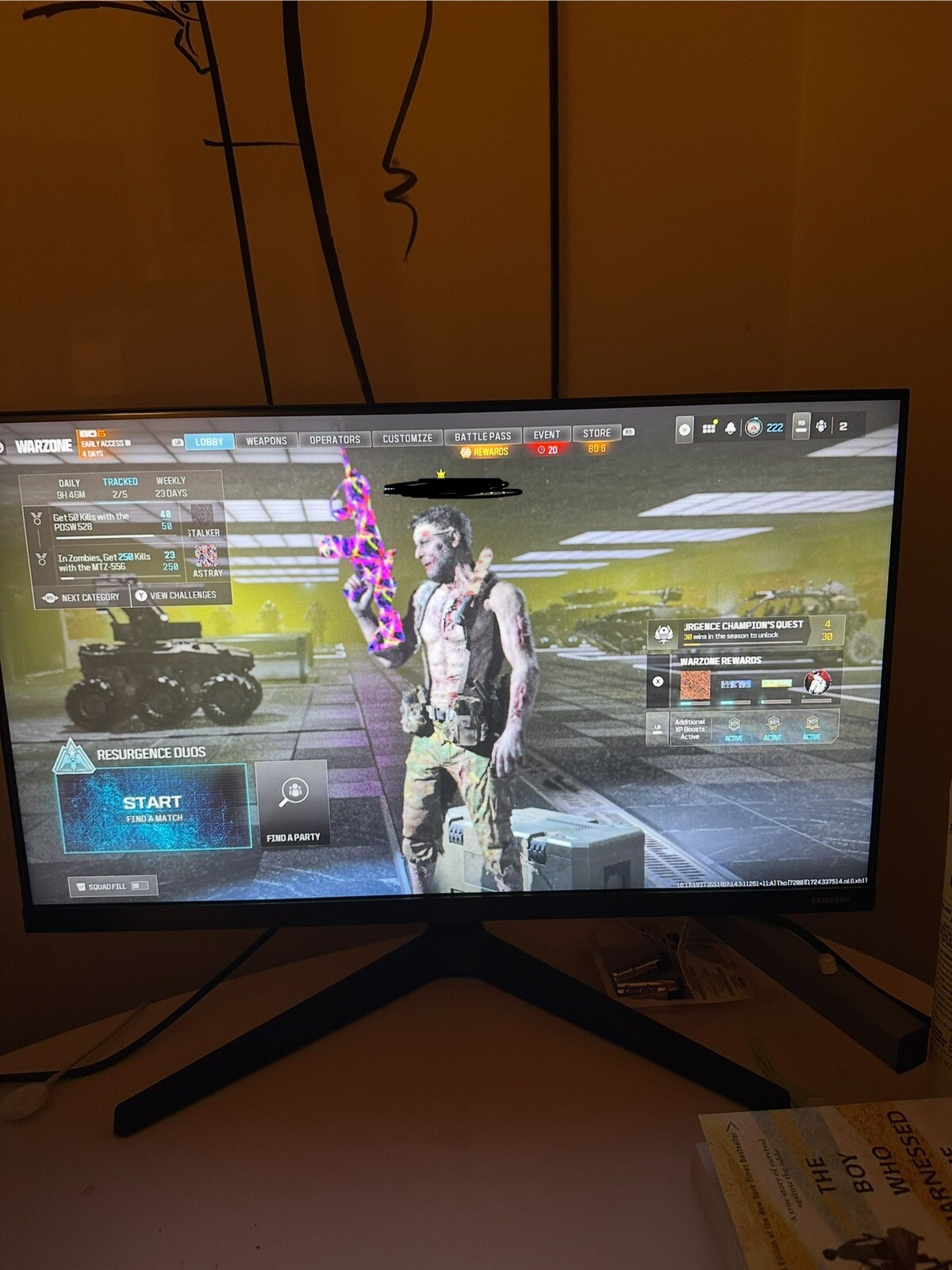 Samsung T350 24" FHD IPS Monitor - Dark Blue Gray