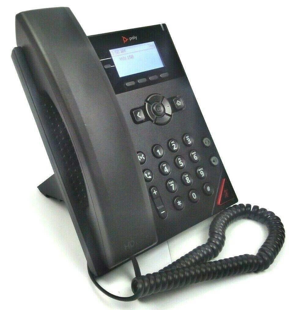 Polycom VVX 150 VoIP Office Phone Power Over Ethernet Desktop 2200-48810-025