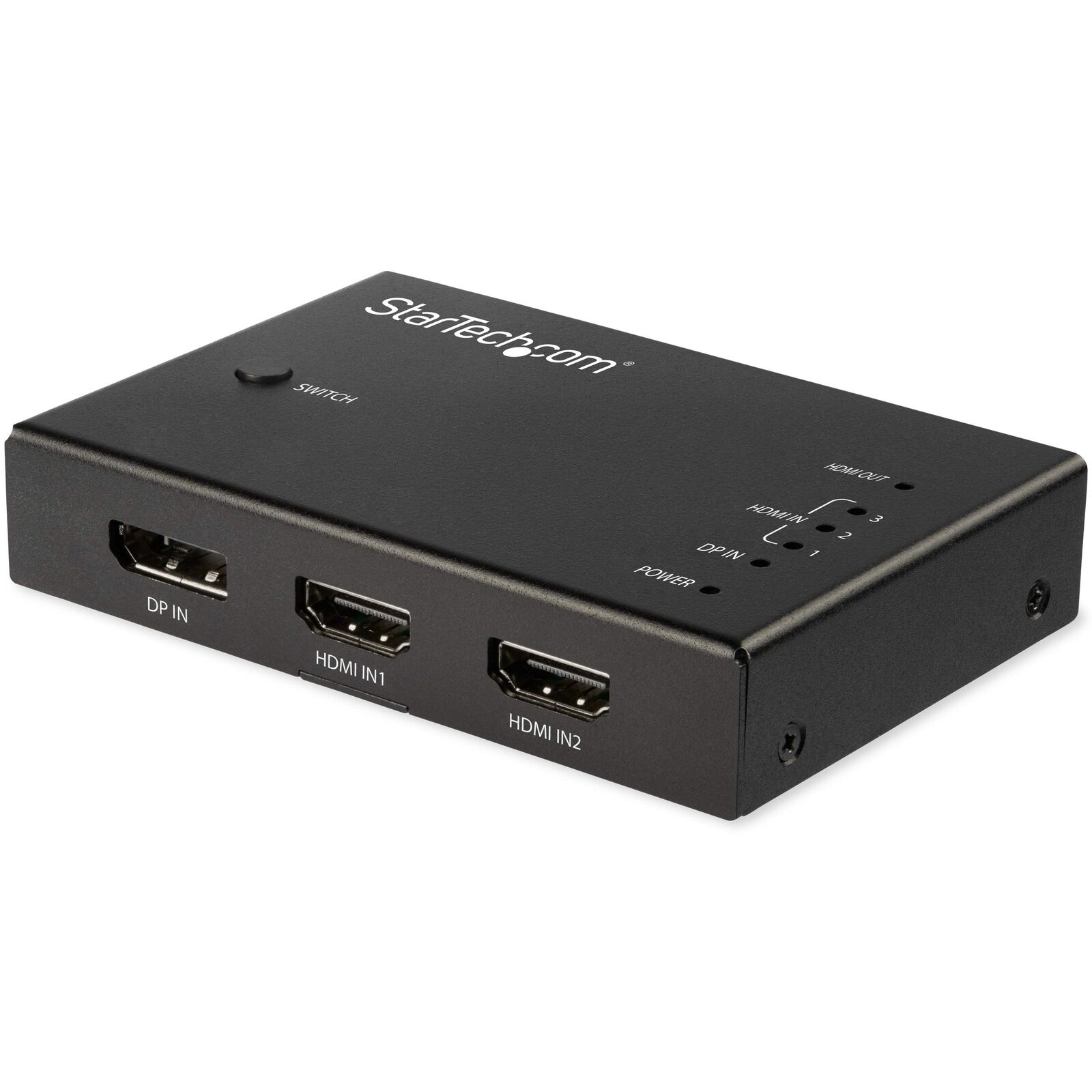 StarTech.com 4 Port HDMI Video Switch - 3x HDMI & 1x DisplayPort - 4K 60Hz - Mul