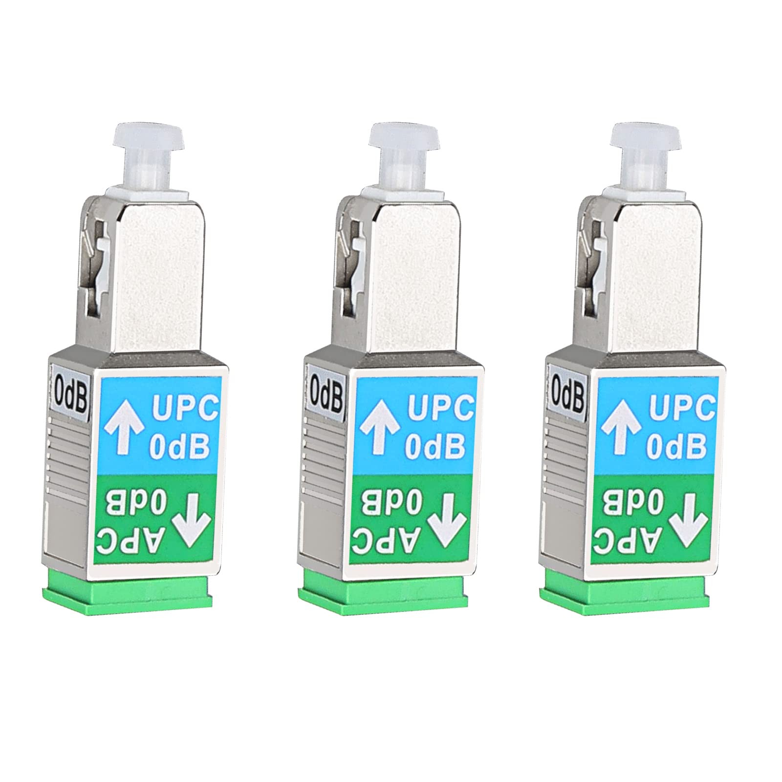 3 PCS Fiber Optical Adapter SC/UPC Male To SC/APC Female Singlemode Converter