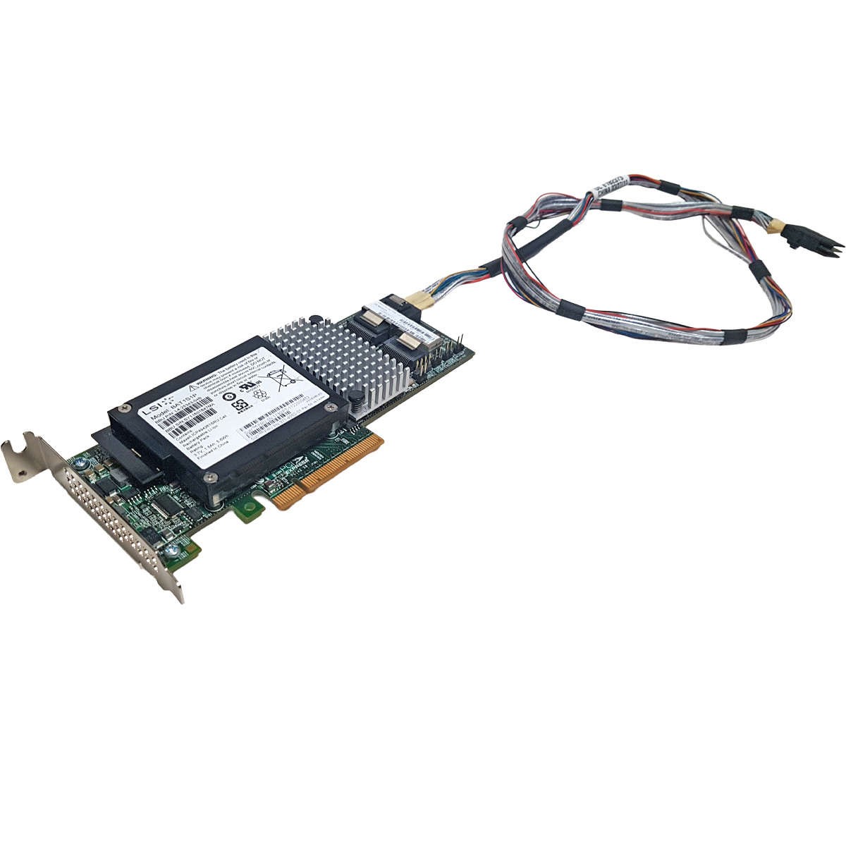 Sun LSI MR SAS 9261-8i 8-Port 6Gb PCIe x8 RAID Controller +530-4119-01 SAS Cable
