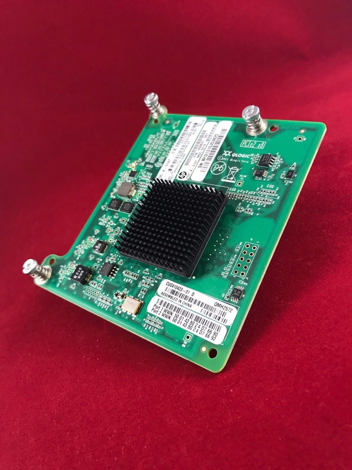 HP 8gb Fibre Channel 651281-B21 PCIE HBA Gen8 656452-001 659822-001 QMH2572