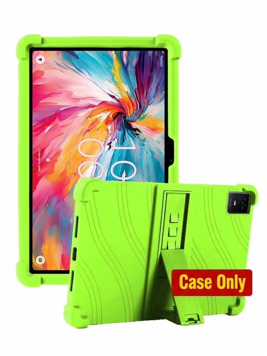 Soft Silicone Case for TCL TAB 10 NXTPAPER 5G 10.4 Inch, Kids, Shockproof, Stand