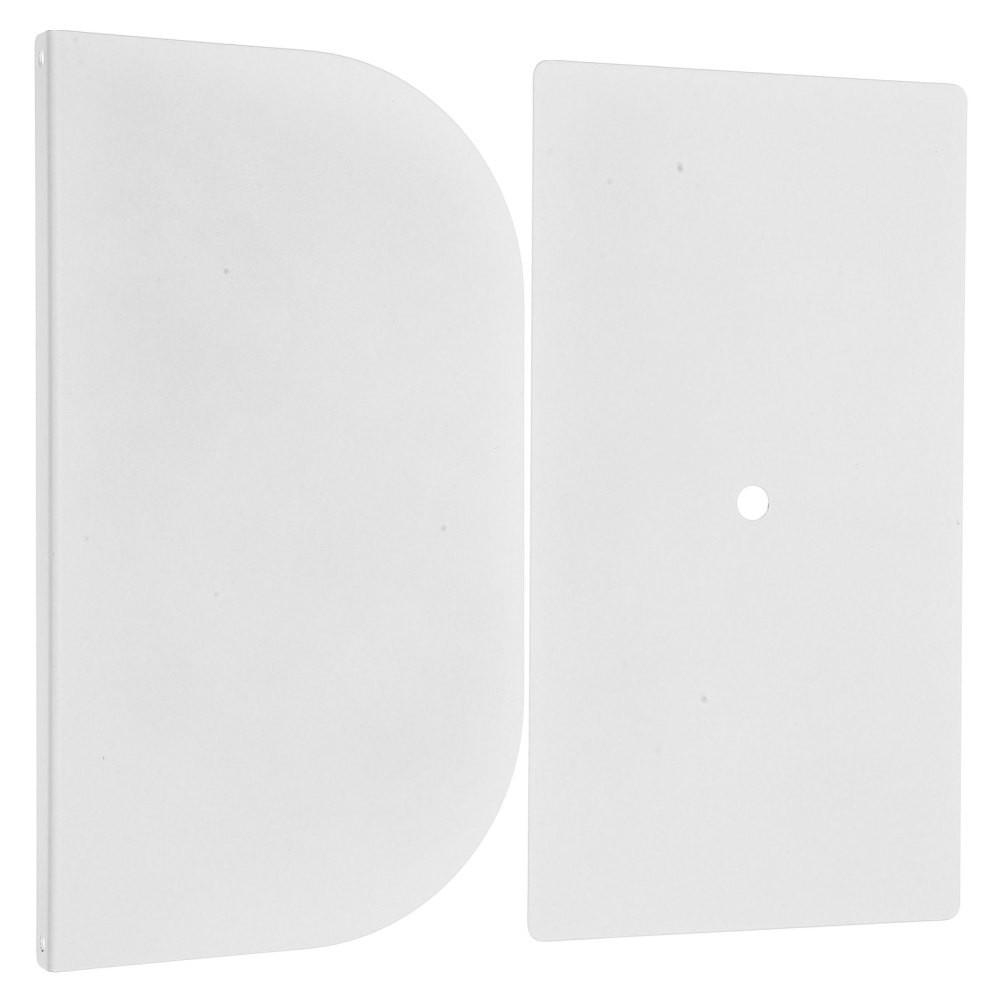 Steel Reinforcement Plate for Monitor Bracket White Metal Fixing Plate