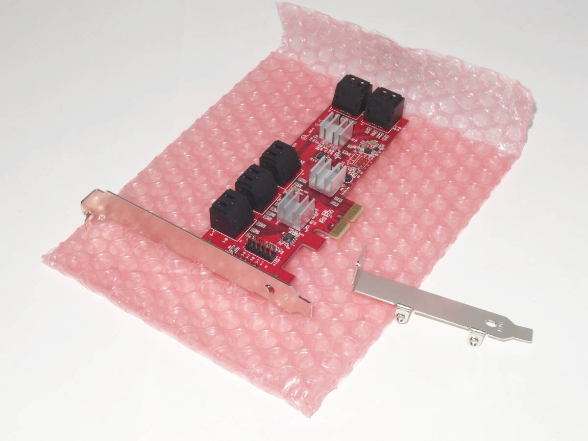 [SATA3/10port PCIe Connection] StarTech.com 10P6G-PCIE-SATA-CARD (JMicron JMB575