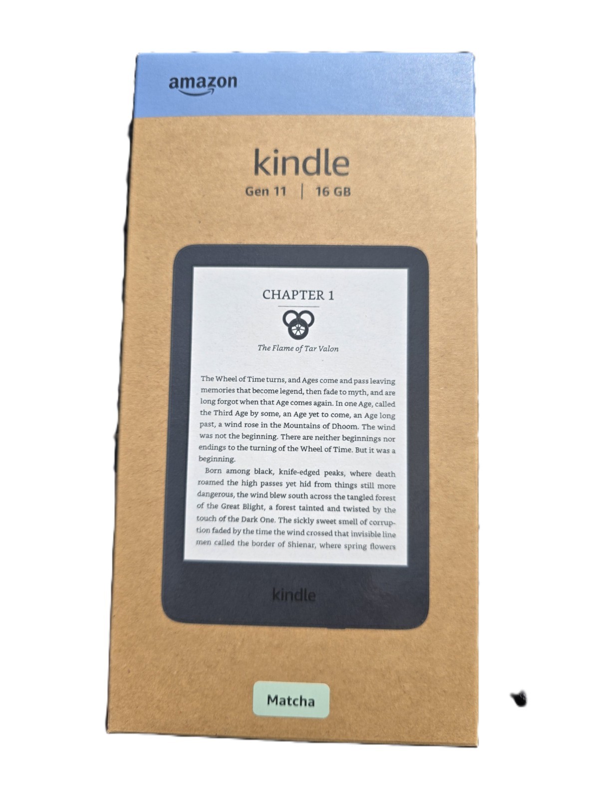Amazon Kindle 11th Gen 16GB Matcha + Fabric Cover Open Box Unused