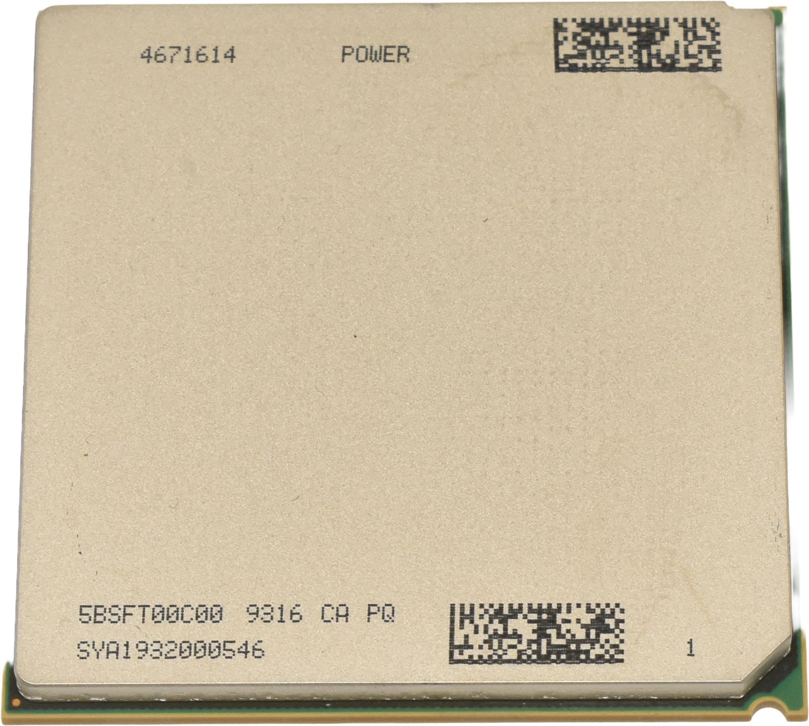 IBM 4671614 Power7 9316 CA PQ L3 Processor 8-Core 4.2GHz 4MB Cache