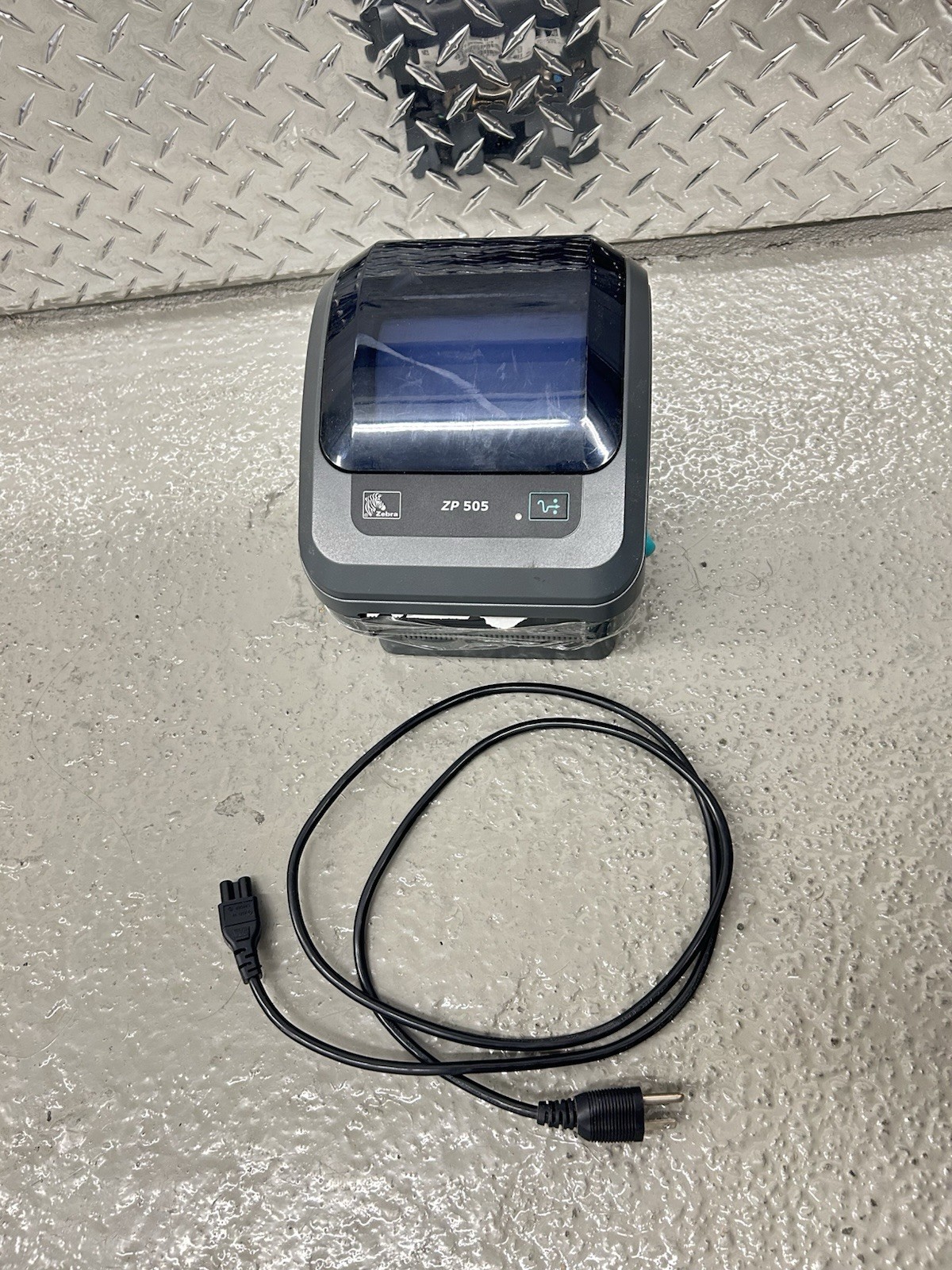 Zebra ZP505 Portable Direct Thermal Label Printer Dispenser + Power Cord