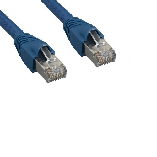 50'-100' CAT6a STP Patch Cable Cord 600MHz 10Gb Shielded 24AWG Ethernet Network
