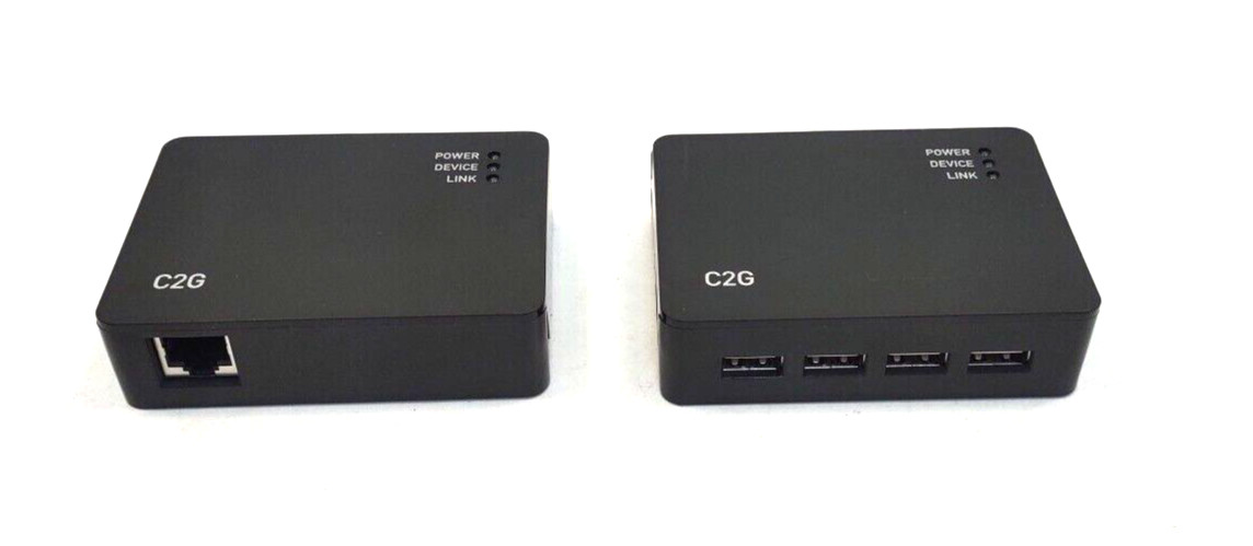 Cables To Go C2G 54285 USB 2.0 Over Cat5/Cat6 Extender 4-Port
