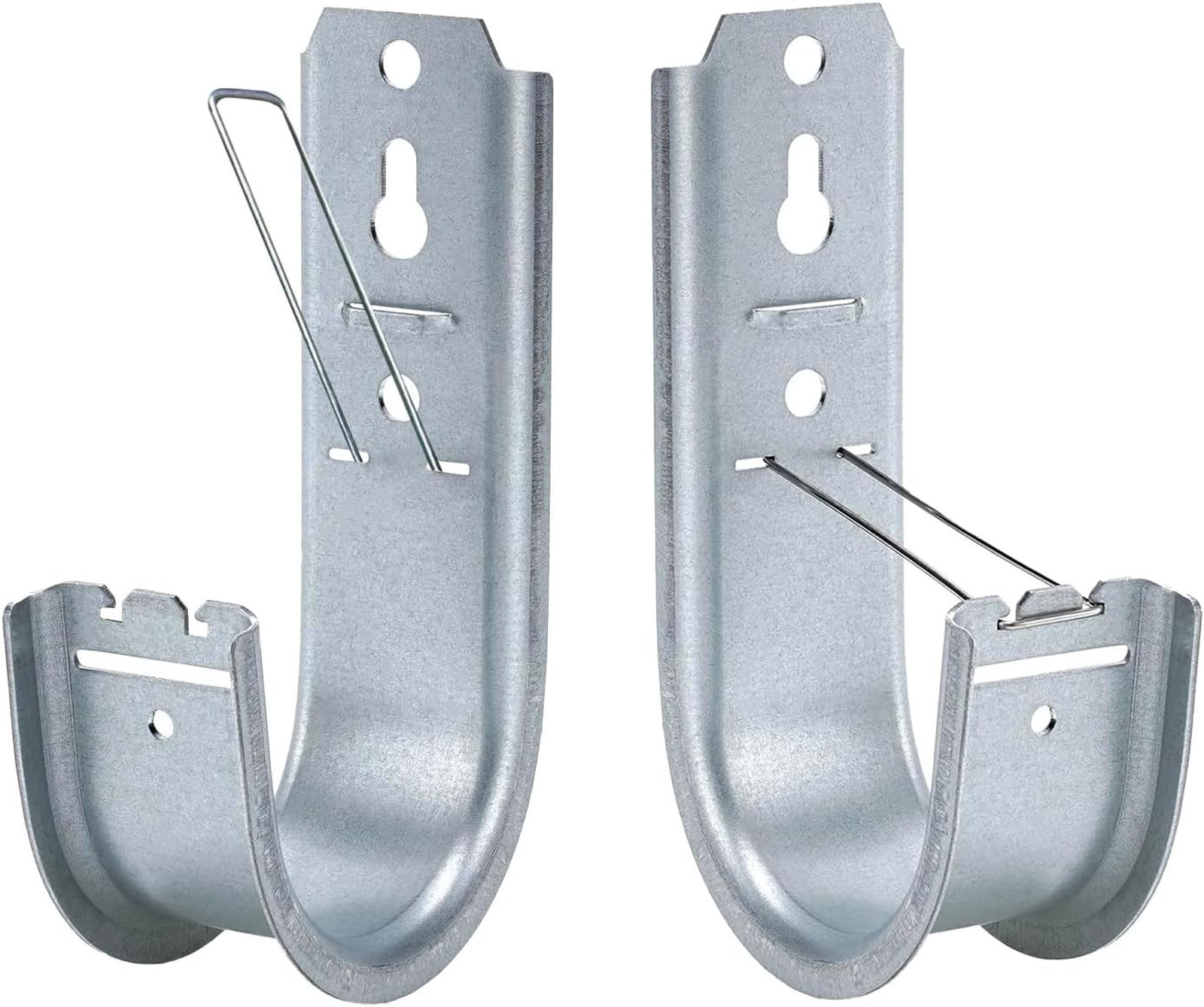 50 Pack 2-Inch Galvanized Steel Cable Support J-Hooks