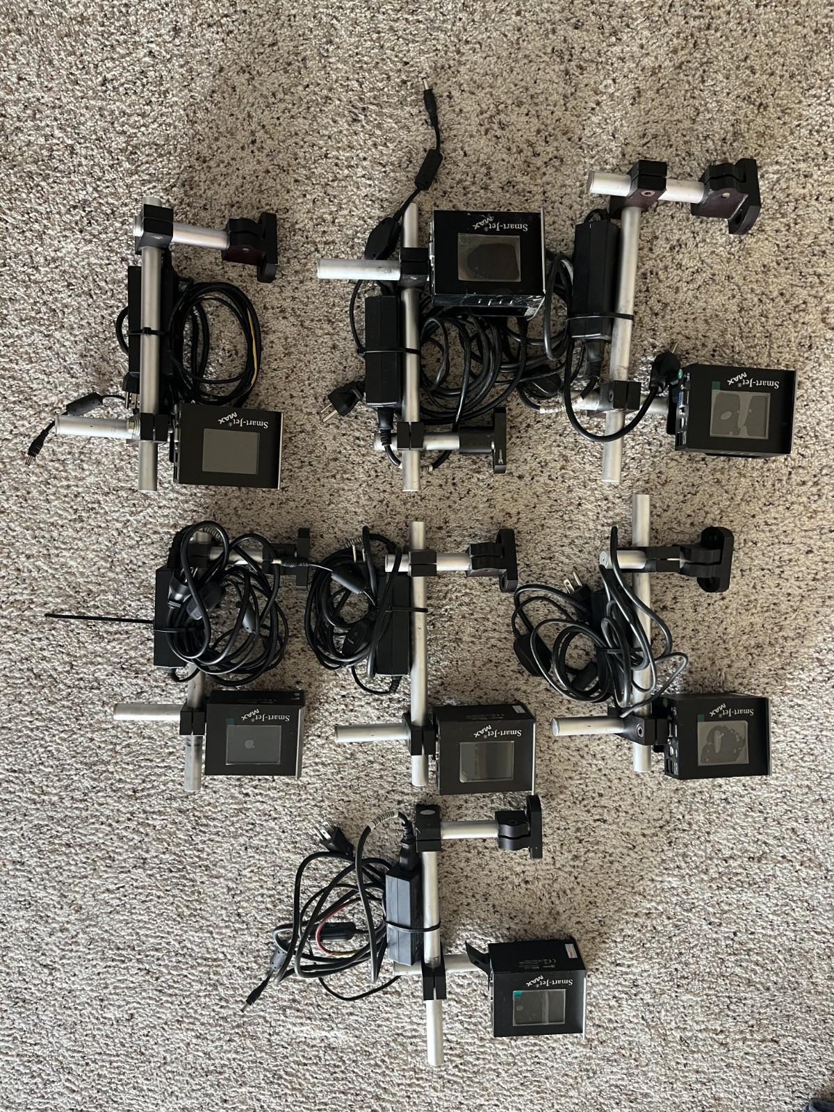 Lot of 7qty Smart-Jet Max 80000-Max Industrial Thermal InkJet Printer, 300 DPI