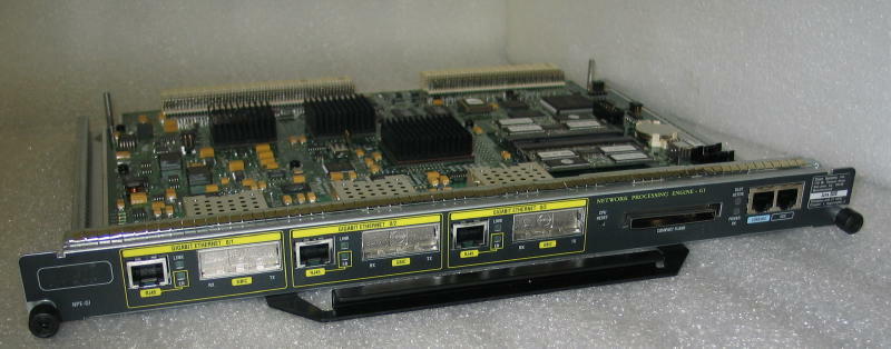 Cisco NPE-G1 Network Processing Engine 3 x GE GBIC Ports 7200 VXR QTY