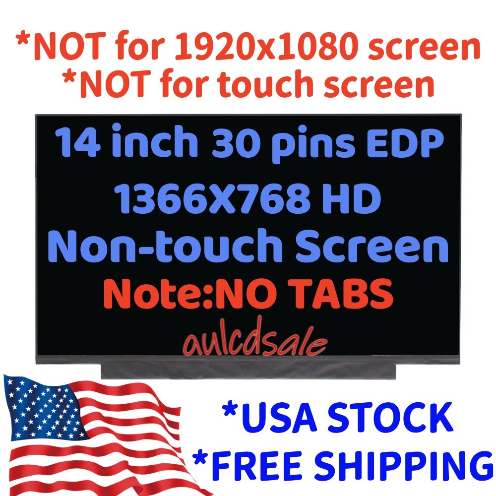 New HP 14-dq6015dx 14-dq6011dx 14" Display HD WXGA LCD LED Screen B7FS4UA#ABA