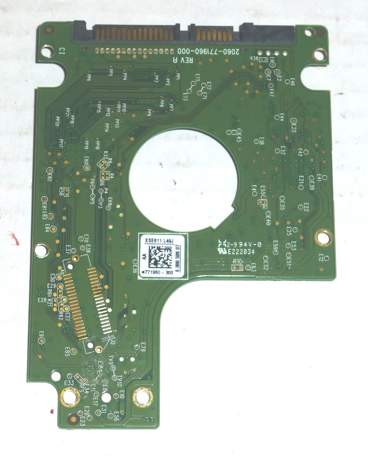 Western Digital WD10JPVX-60JC3T0 1TB Sata Pcb Board ONLY 2060-771960-000 REV A