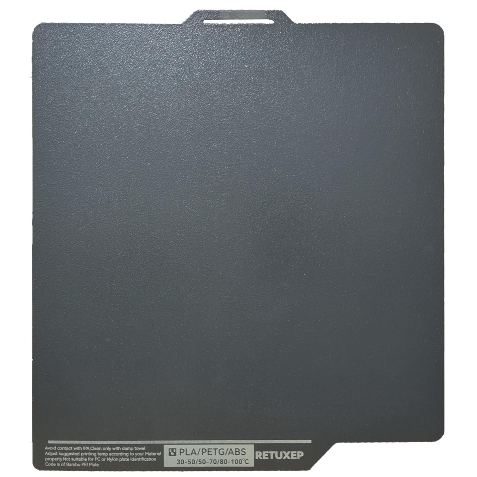 Double Sided PLU Build Plate PLA Cold Printing Bambulab Textured Spring Steel...