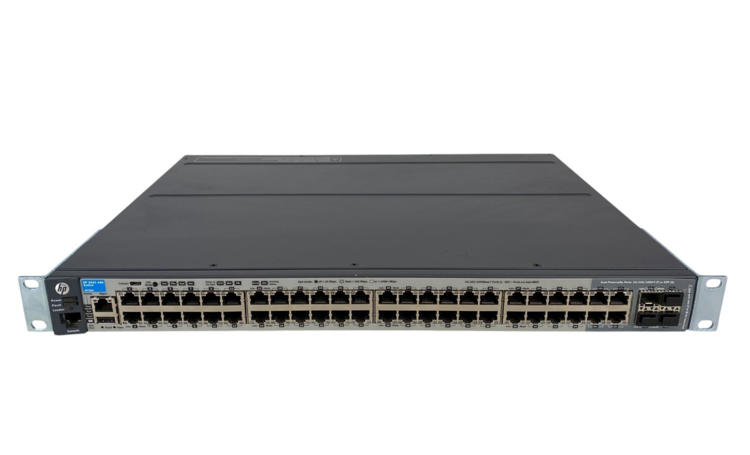HP Aruba J9728A 2920-48G 48-Port 1GE Network Switch with Power Cable