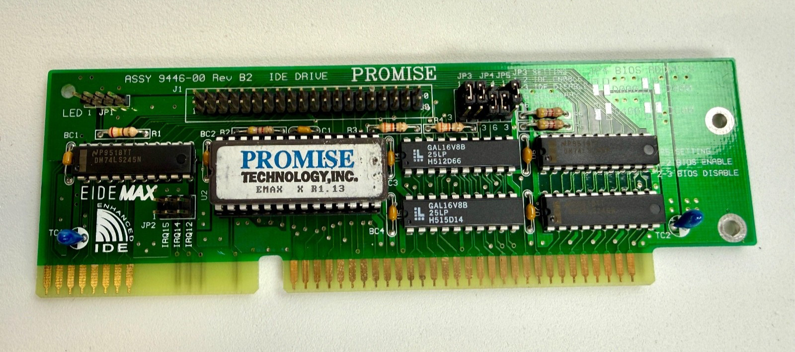 Promise Technology 9446 Eide Floppy Max Disk Controller 1995 for Retro IBM