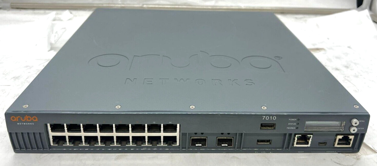 Aruba ARCN0103 JW679A HPE 7010 AP Branch Controller Network Switch POWER TESTED