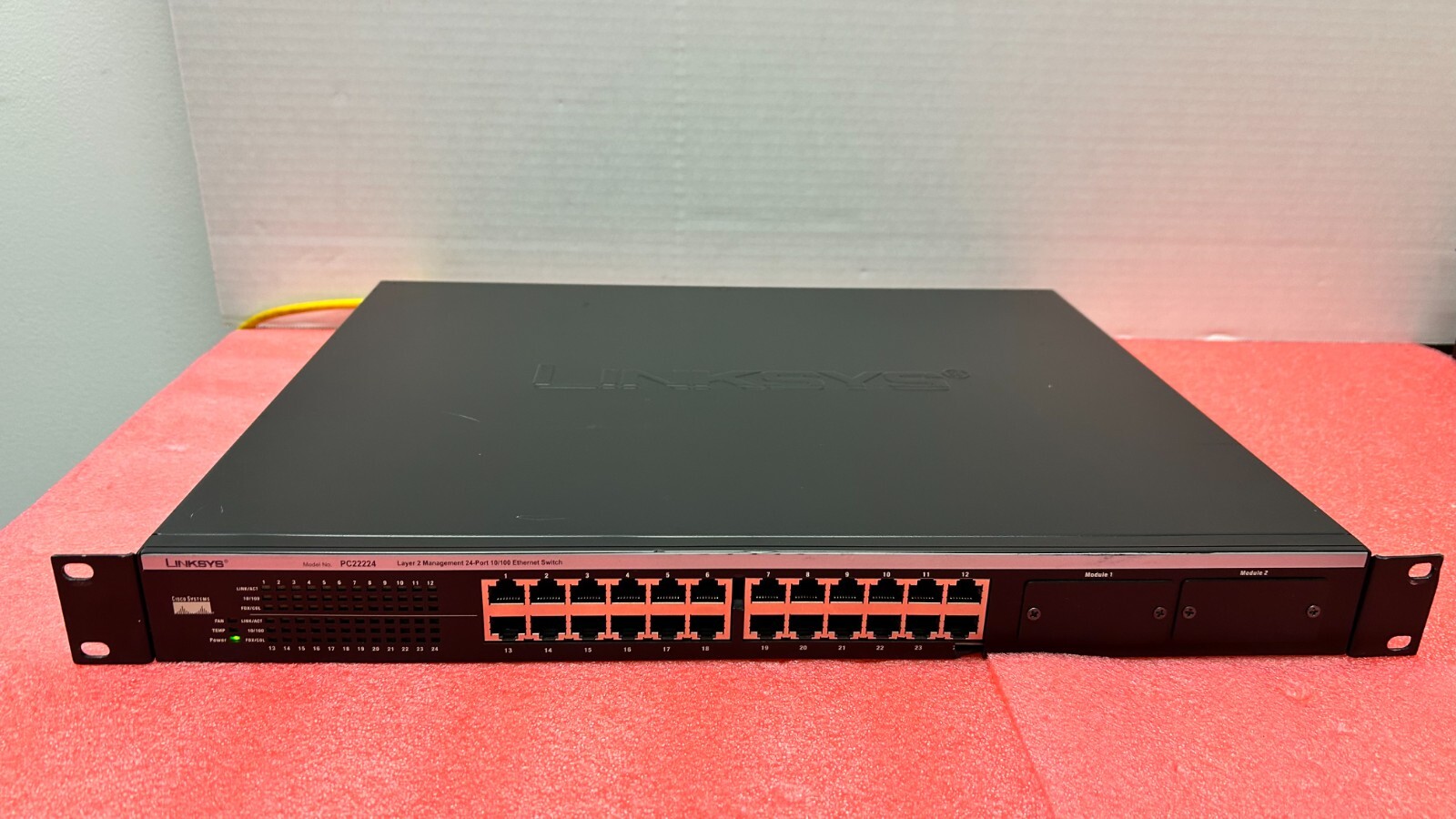Linksys  PC22224 Rack Mount Layer 2 Management 24-Port 10/100 Ethernet Switch