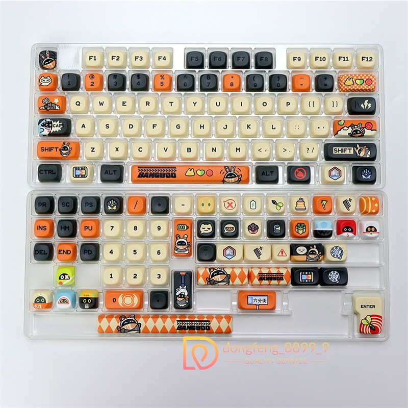Zenless Zone Zero Bangboo Keycap PBT Cherry MX KOA 133 Keys Boxed For Keyboards
