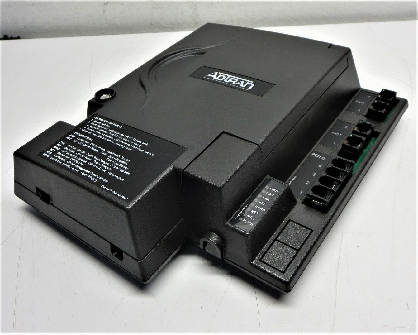 ADTRAN 1287703G1 Total Access 374 4-POTS, 4-GigE MDU ONT