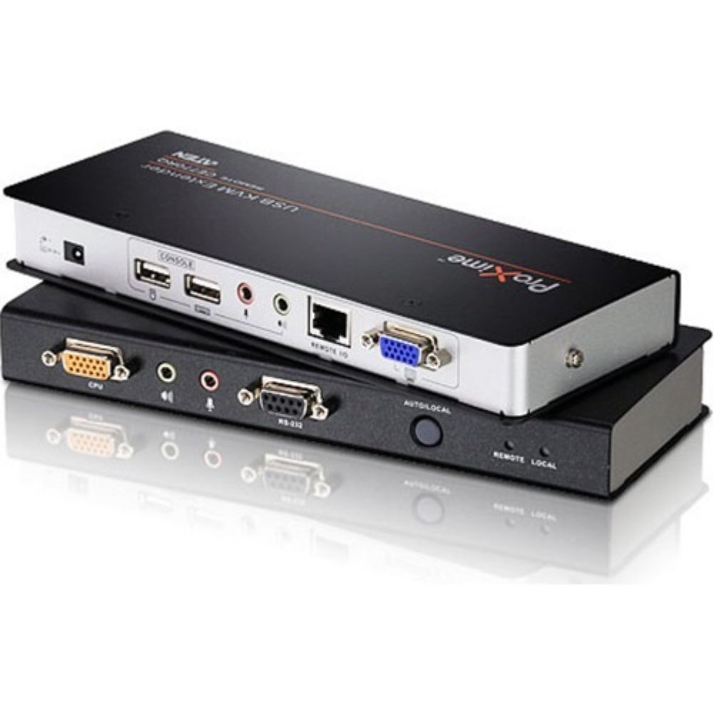 Aten CE770 USB VGA/Audio Cat 5 KVM Extender with Deskew (1280 x 1024@300m)