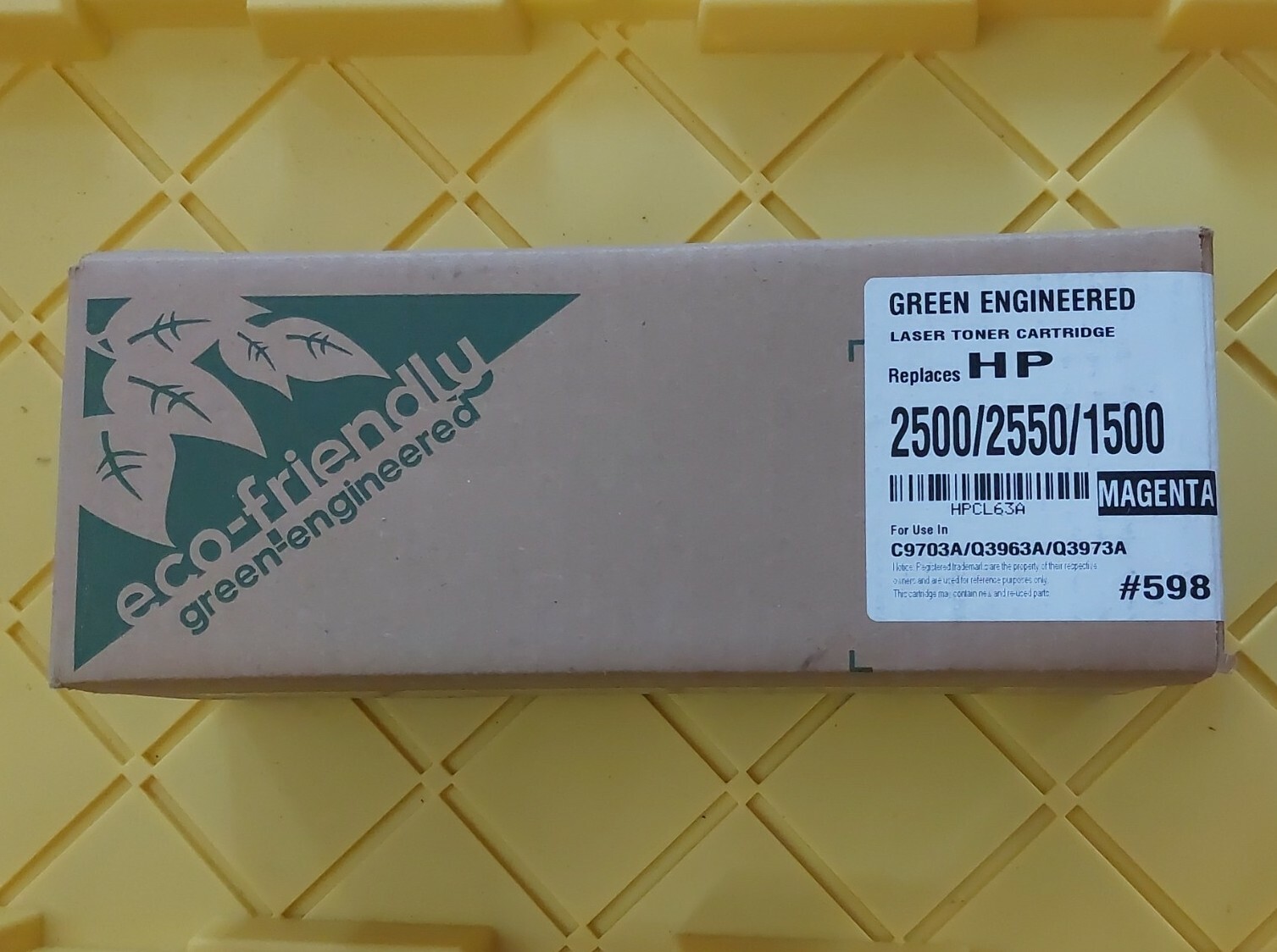 ECO-FRIENDLY  Toner Cartridge replaces HP C9703A/Q3963A/Q3973A Magenta NEW