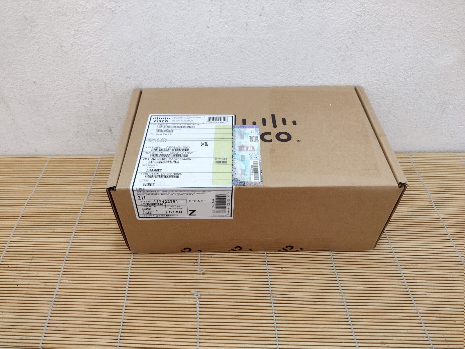 New Cisco C9800-AC-110W Catalyst 9800 L Wireless Controller PSU New Sealed
