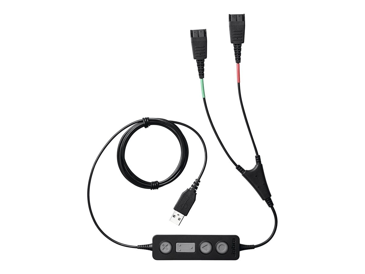 Jabra Link 265 Supervisor Cable USB to 2 x QD Cable Digital/Dati 4-Pole 265-09