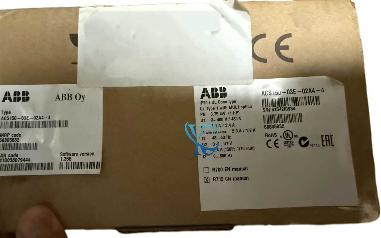 1PCS ABB ACS150-03E-02A4-4 Variable Frequency Drive Brand new Fedex or DHL