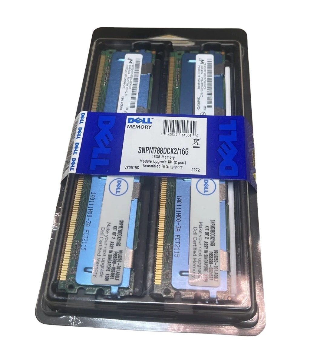 New Dell SNPM788DCK2/16G 16GB PC2-5300F Server Memory Kit 🔥Fast Shipping🔥