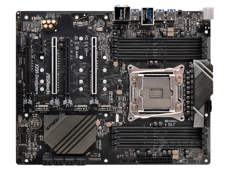 For ASROCK X299 DESIGNER+ Motherboard X299 LGA2066 8*DDR4 128G ATX Tested ok