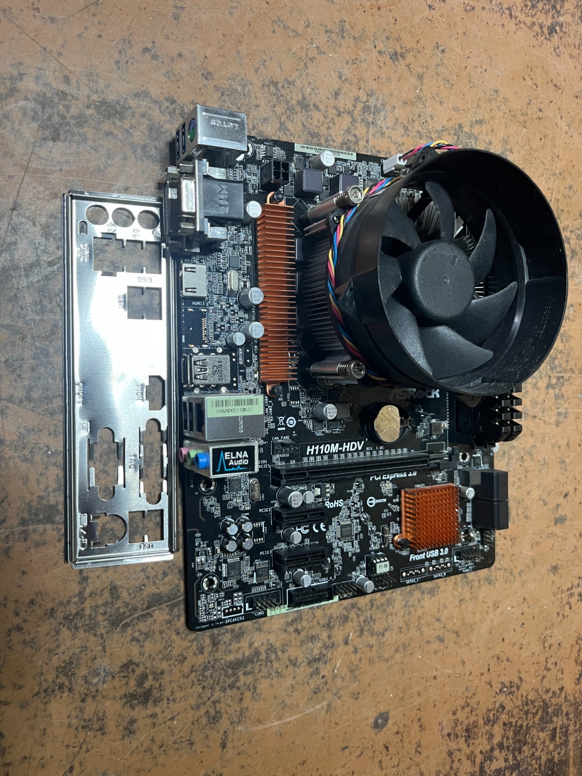 ASRock H110M-HDV Motherboard + Intel Core i5-6500 CPU + 16GB DDR4 RAM Bundle