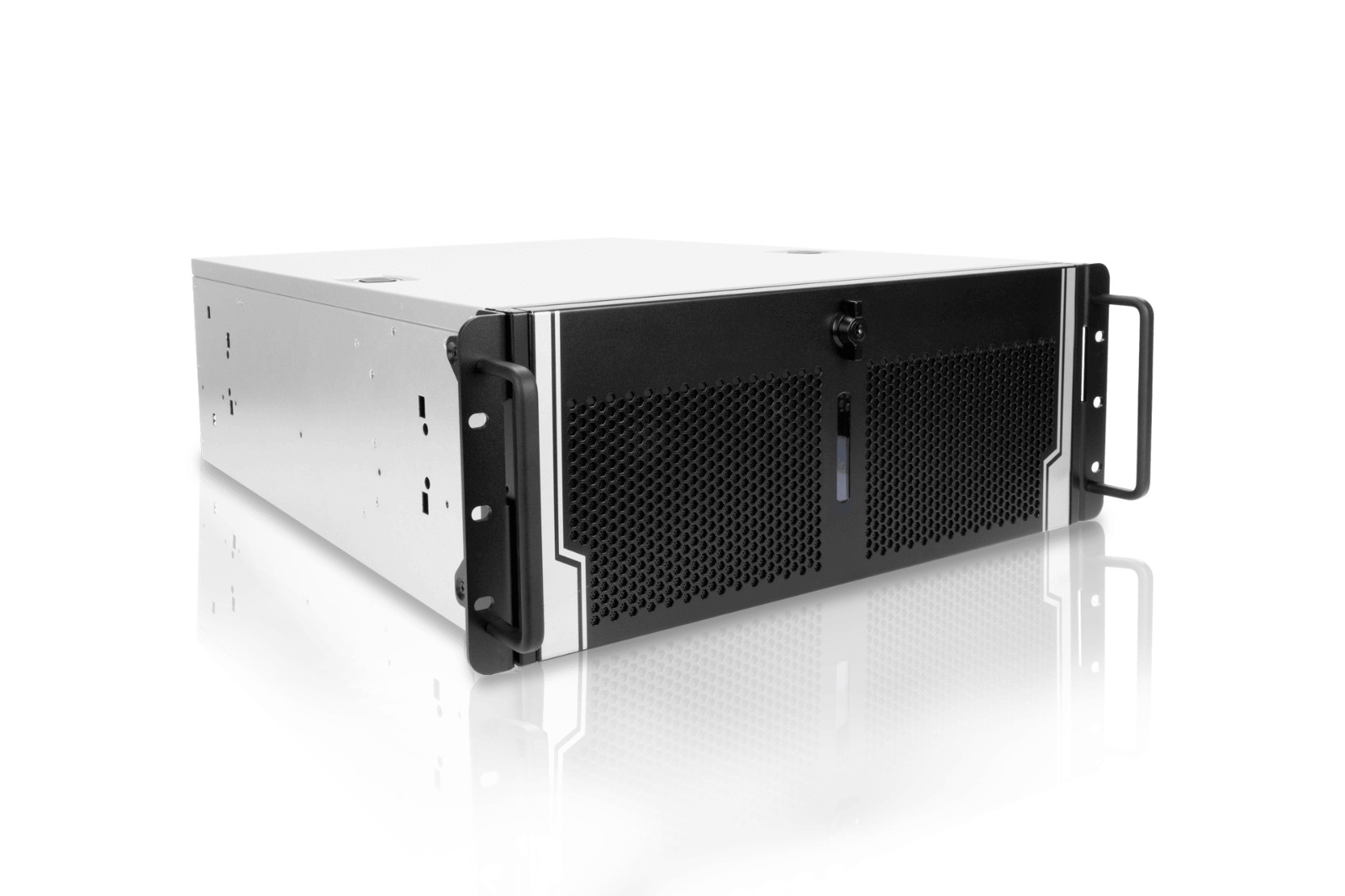 InWIN IW-R400-03N 4U Open-Bay Rackmount Chassis 2x 600w P, 2.5" 3.5" ATX CEB EEB