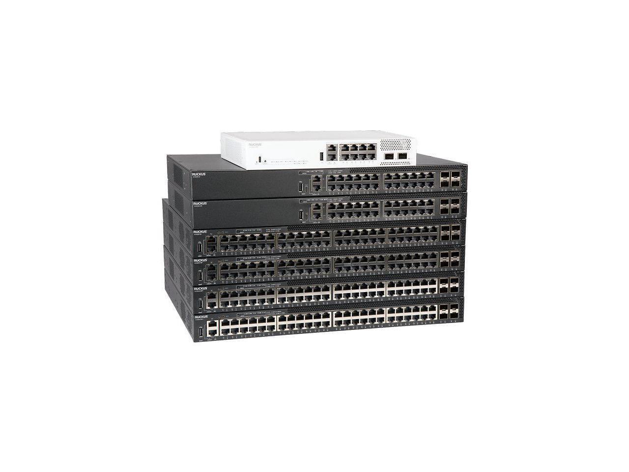 Ruckus 8 Port Managed PoE 2x25G SFP28 Campus Switch