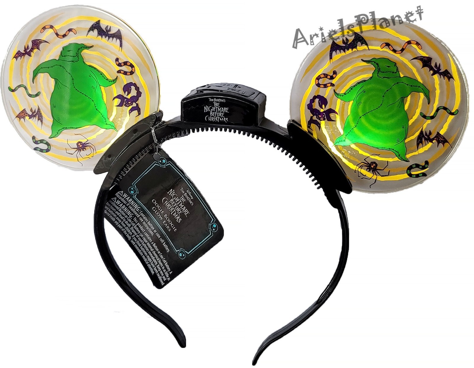 Disney The Nightmare Before Christmas Oogie Boogie Light-Up Mickey Ear Headband