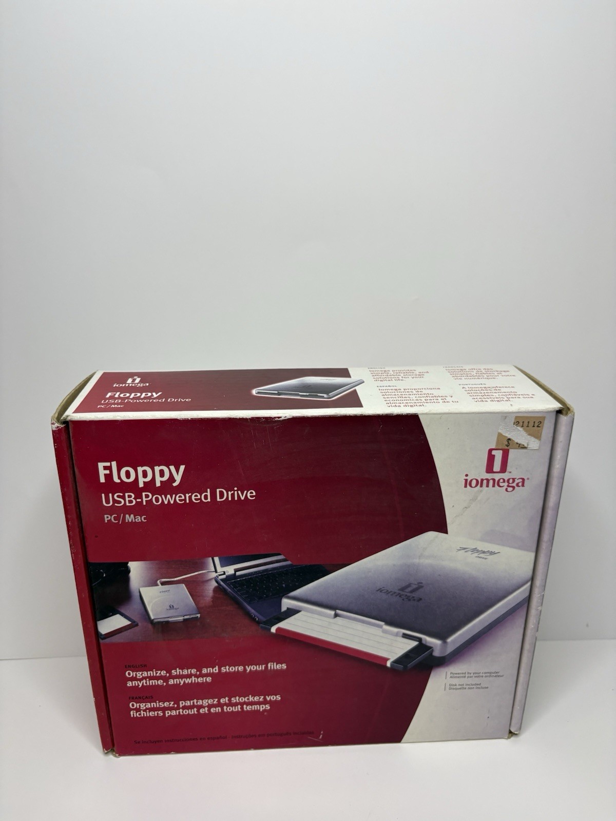 Iomega Floppy USB-Powered Drive for PC/Mac - Open Box Floppy Drive