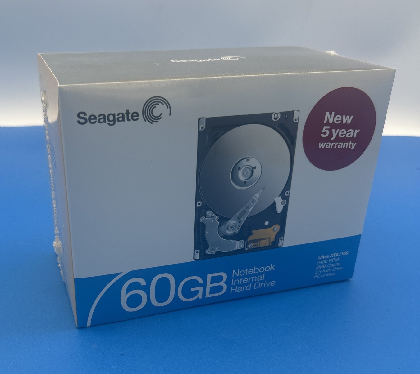 Seagate ST960812A-RK 2.5” Internal Hard Drive, 60GB, 5400RPM, 8MB Cache, Sealed
