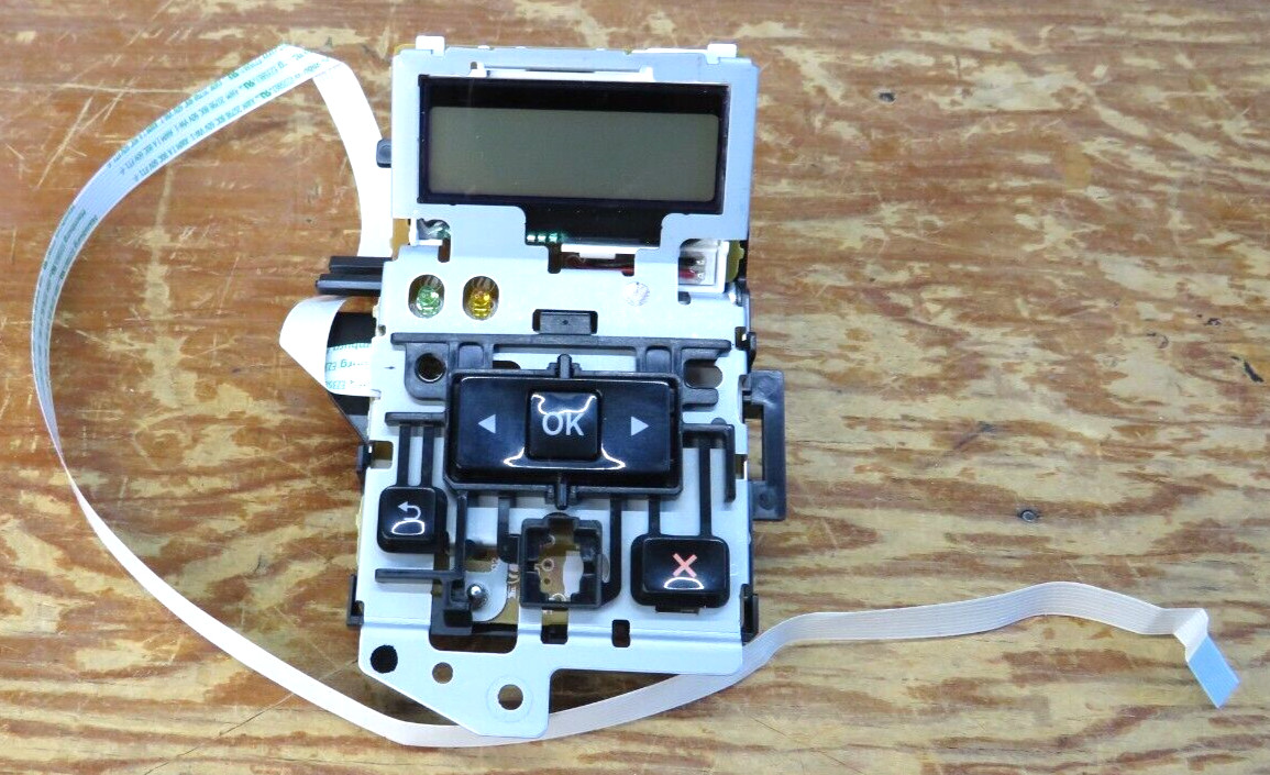 HP LaserJet Pro 4001ne Printer Display screen Module w/ Wiring Harness