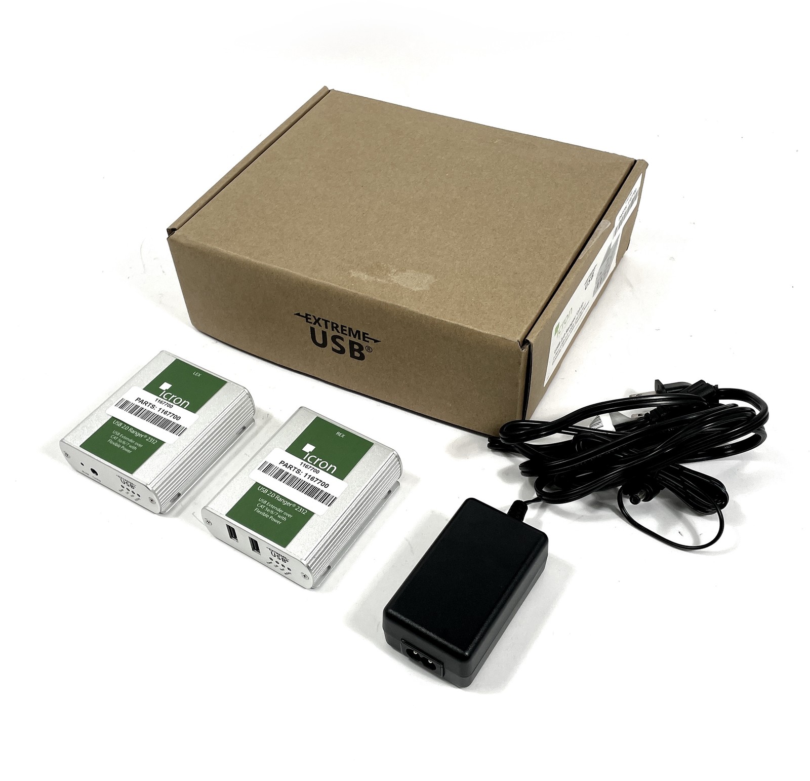 OPEN-BOX Icron USB 2.0 Ranger 2312 2-Port USB 100m CAT 5e/6/7 Extender