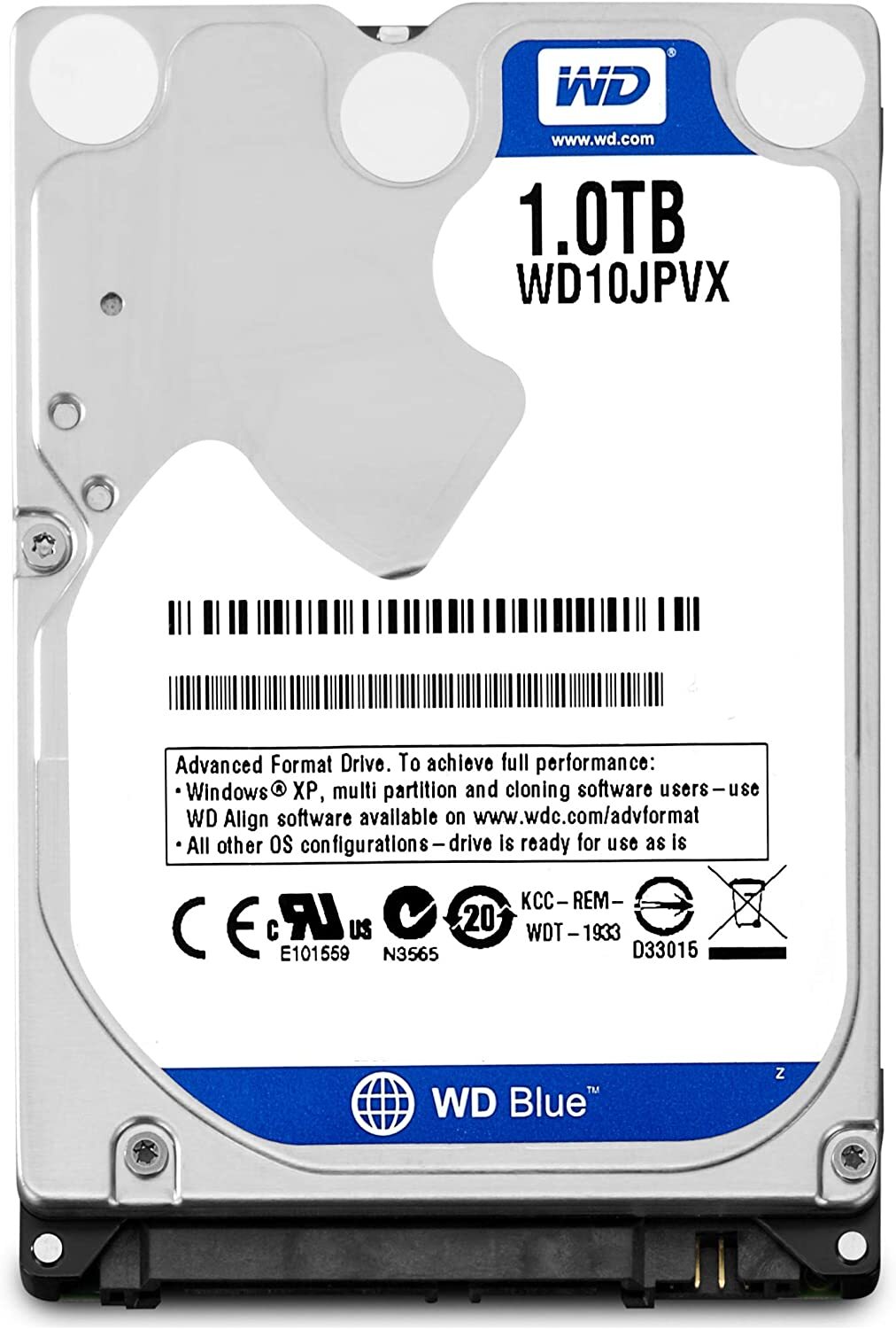 Western Digital WD10JPVX-60JC3T0 SATA 2.5 1TB HD 1TB Hard Drive